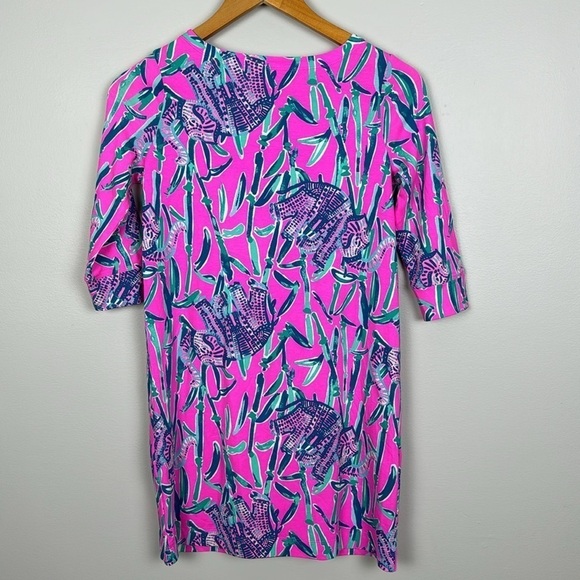 Lilly Pulitzer Girls UPF50+ Mini Sophie Dress. Extra Lucky. Size XL (12/14) - Picture 8 of 11
